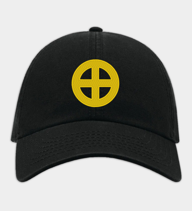 Sonnenkreuz besticktes Baseballcap