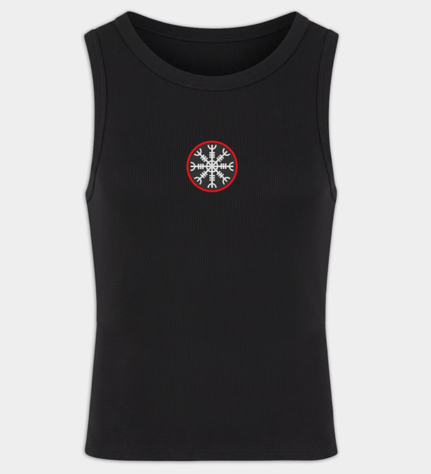 Ægishjálmur Besticktes Herren Tank-Top