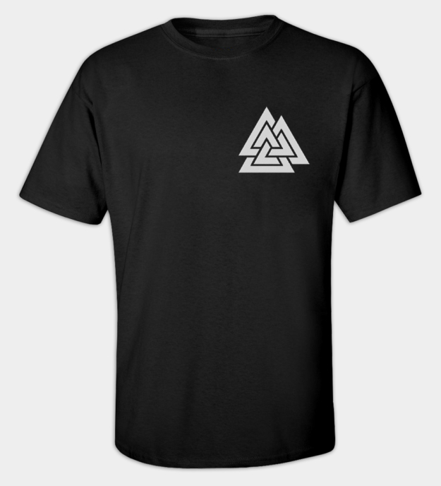 Valknut besticktes T-Shirt