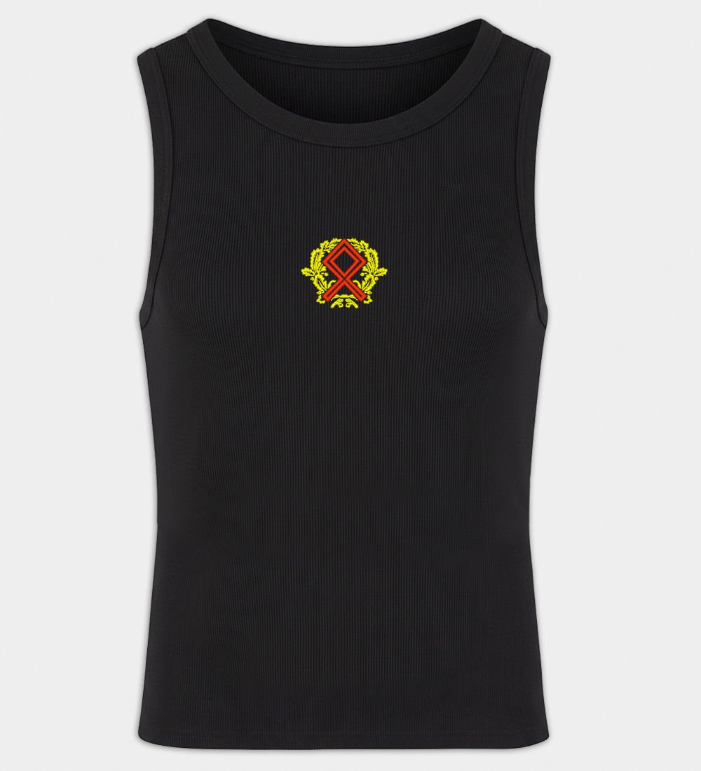 Othala-Motiv Besticktes Herren Tank-Top Othala-Motiv Besticktes Herren Tank-Top