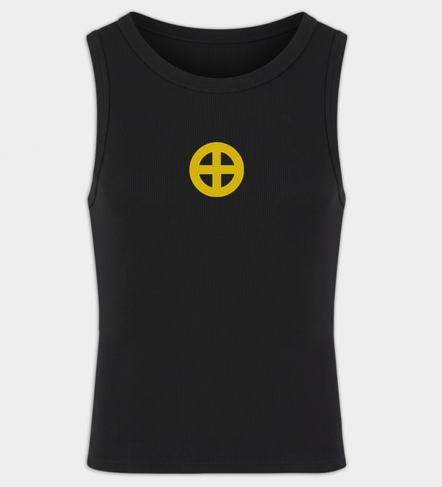 Sonnenkreuz Besticktes Herren Tank-Top