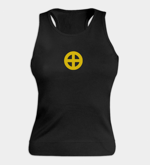 Sonnenkreuz besticktes Damen-Top