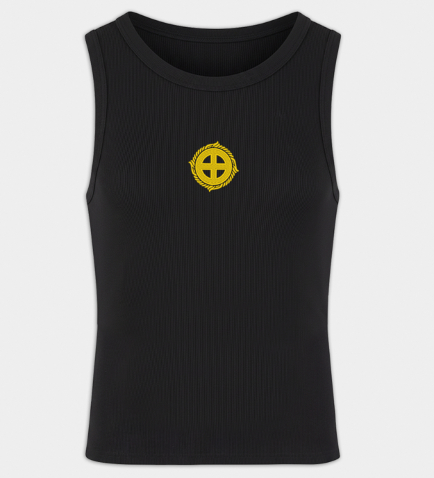Sonnenkreuz Besticktes Herren Tank-Top