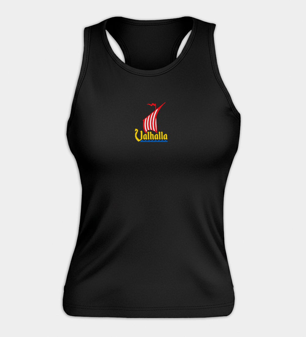 Valhalla Drakkar besticktes Damen-Top Valhalla Drakkar besticktes Damen-Top