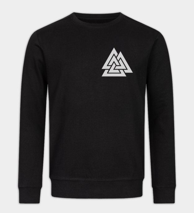 Valknut besticktes Sweatshirt