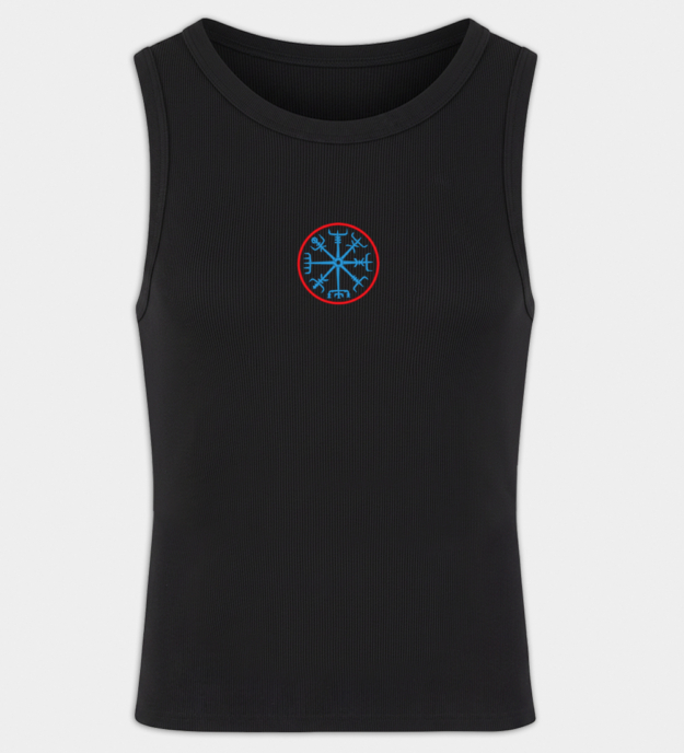 Vegvísir Besticktes Herren Tank-Top
