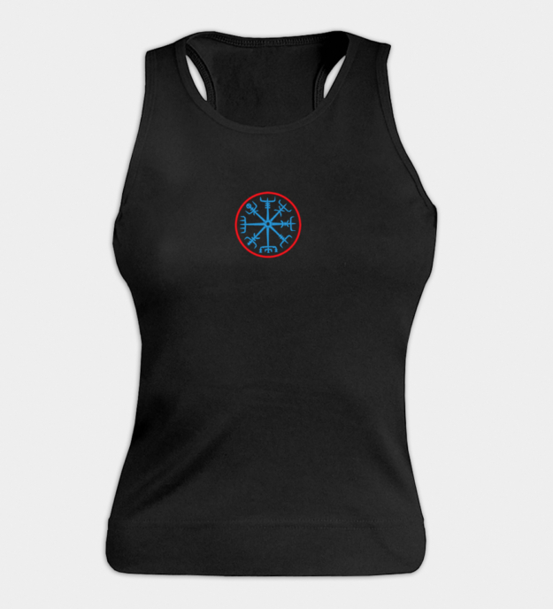 Vegvísir besticktes Damen-Top