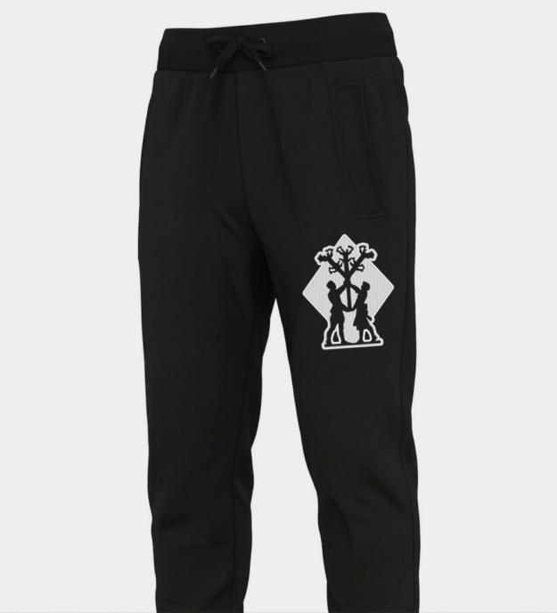 Bestickte Jogginghose Algiz-Motiv
